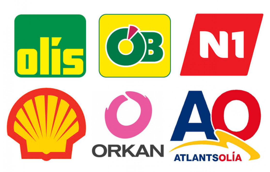 Interactive map of gas stations in Iceland