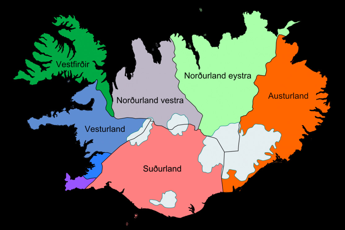 Iceland Map With Towns Names And Cities Iceland Map With Towns Names And Cities